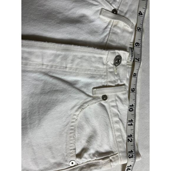 Citizens of Humanity Charlotte Crop High Rise Straight in Fiori Jeans Distressed - Picture 12 of 15